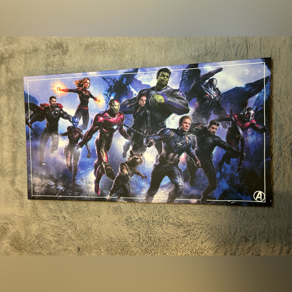 Marvel Avengers Comic Walls Wood Frame